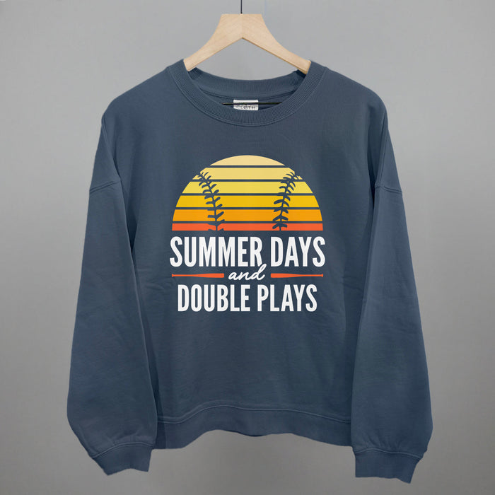 Oversized Boxy Crew / Vintage Navy / S