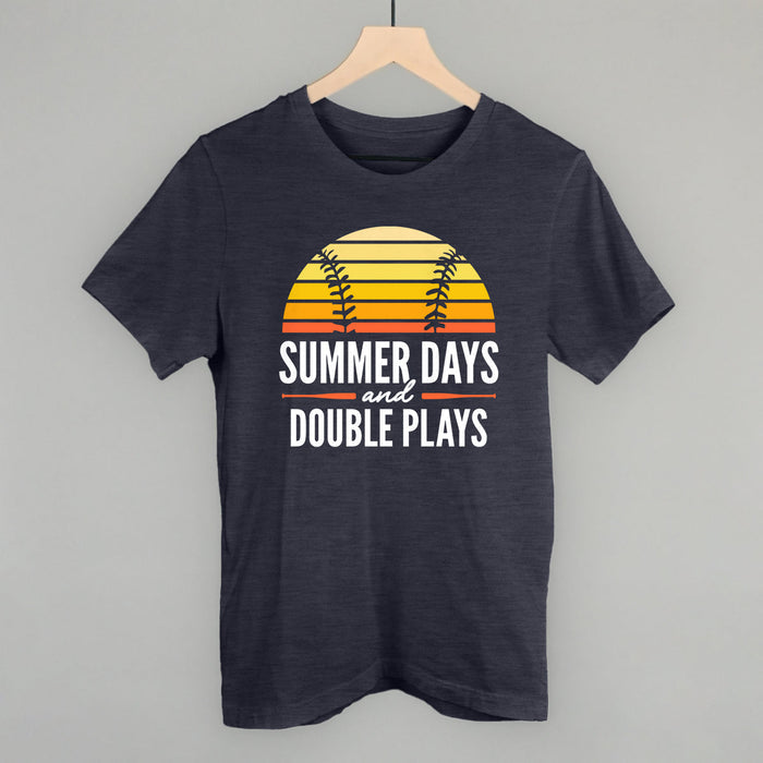 Tee / Heather Navy / S
