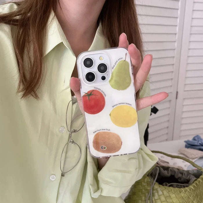 Summer Fruit Lemon Kiwi Pear Tomato Bracelet Phone Case PhoneShells