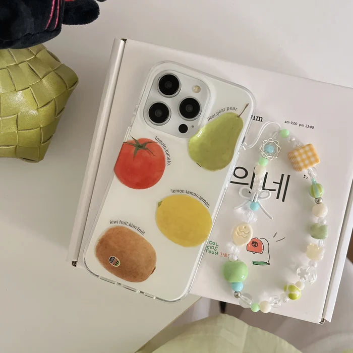 Summer Fruit Lemon Kiwi Pear Tomato Bracelet Phone Case PhoneShells