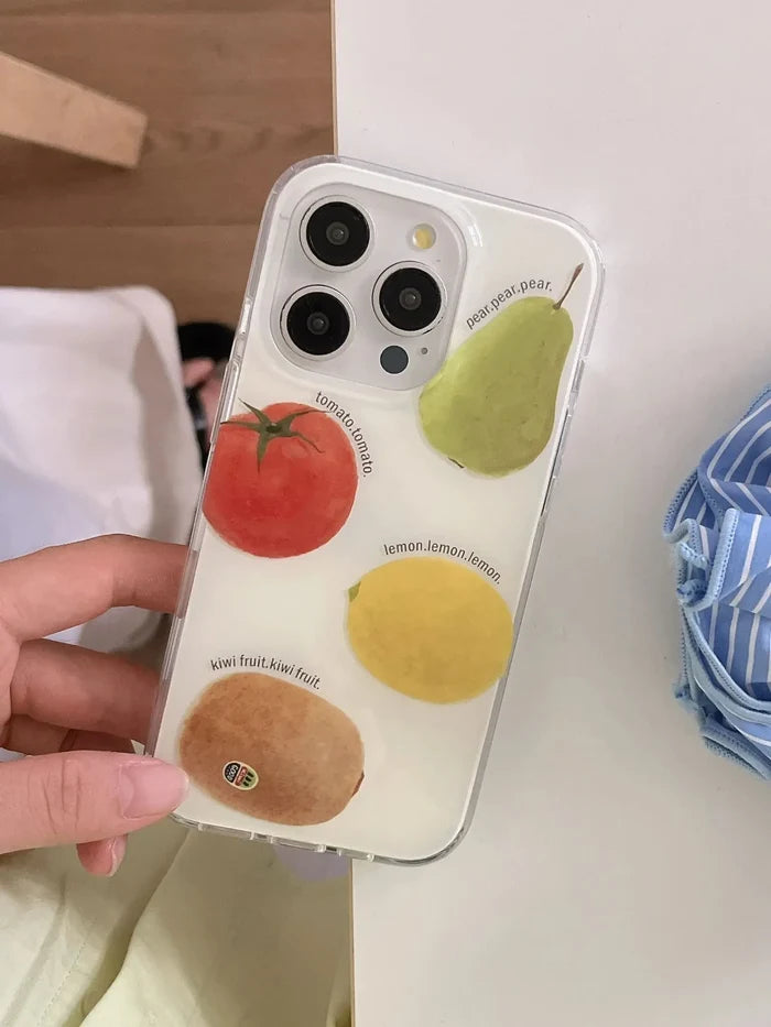 Summer Fruit Lemon Kiwi Pear Tomato Bracelet Phone Case PhoneShells