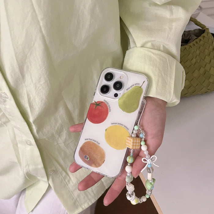 Summer Fruit Lemon Kiwi Pear Tomato Bracelet Phone Case PhoneShells