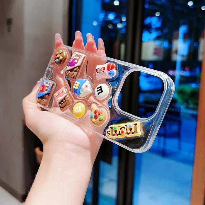 Super Cute M beans chocolate Phone Case PhoneShells