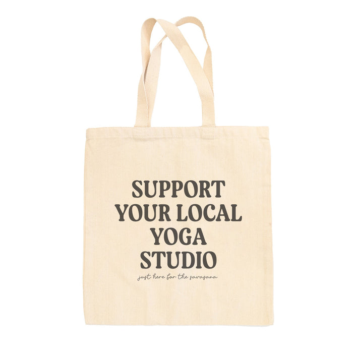Support Your Local Yoga Studio Tote Bag Ivy + Cloth