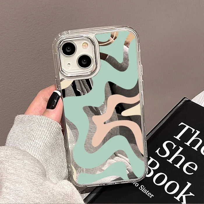Swirl Pattern Mirror Phone Case PhoneShells