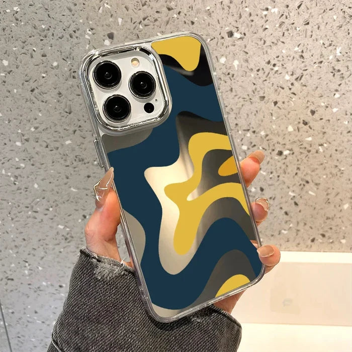 Swirl Pattern Mirror Phone Case PhoneShells