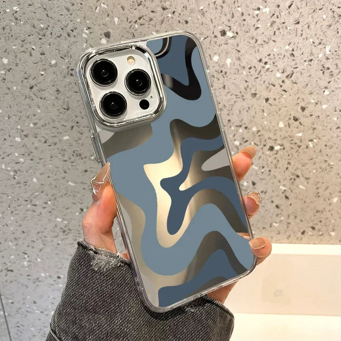 Swirl Pattern Mirror Phone Case PhoneShells