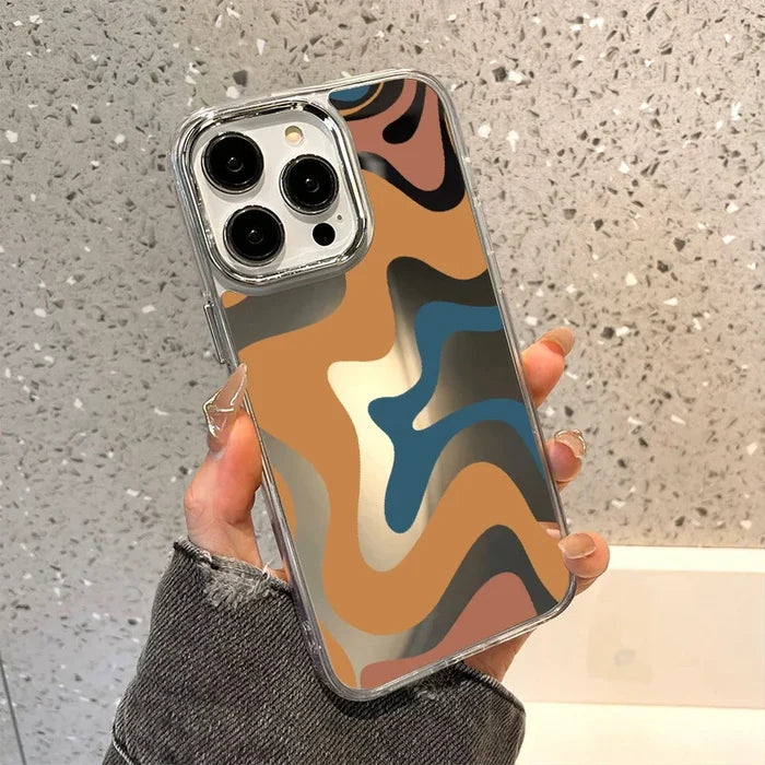Swirl Pattern Mirror Phone Case PhoneShells