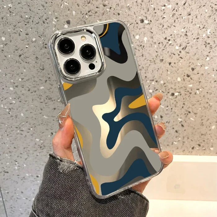 Swirl Pattern Mirror Phone Case PhoneShells