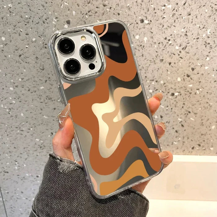 Swirl Pattern Mirror Phone Case PhoneShells