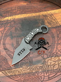 SYLO-Knife Full Tang  Handmade J2 Steel Ring-Tail Grip cskforged