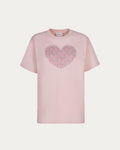 T-shirt con cuore Liberty of London cipria