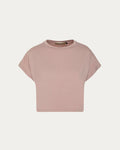 T-shirt donna rosa antico maniche corte