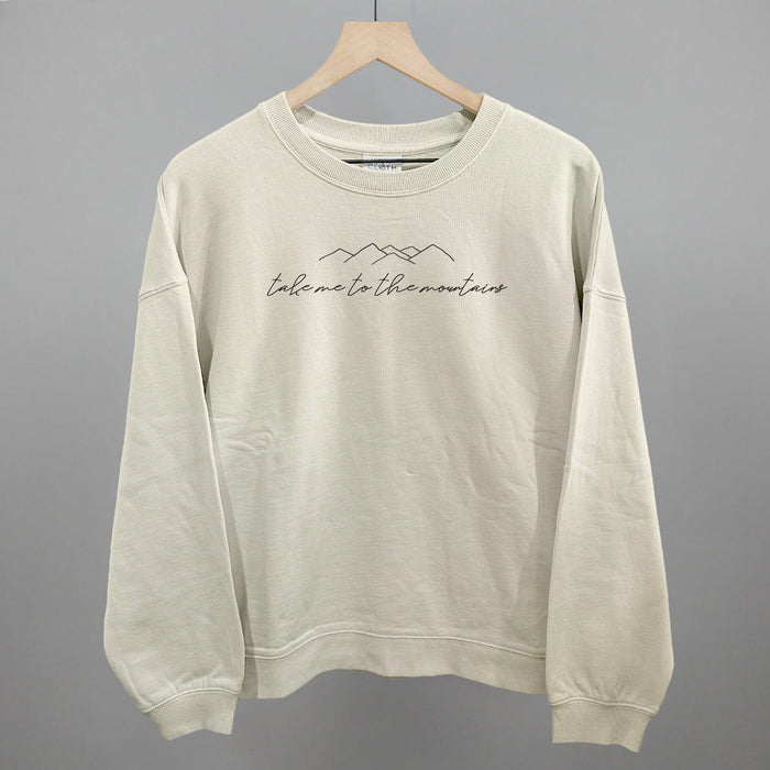 Oversized Boxy Crew / Bone / S