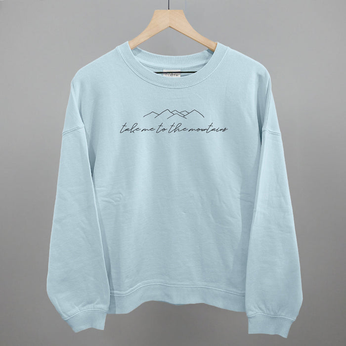 Oversized Boxy Crew / Nantucket Breeze / S