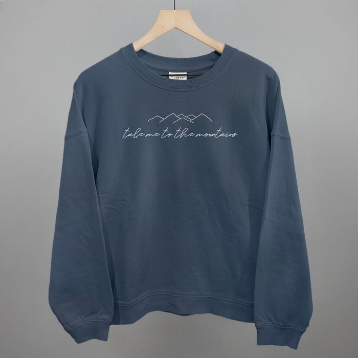 Oversized Boxy Crew / Vintage Navy / S