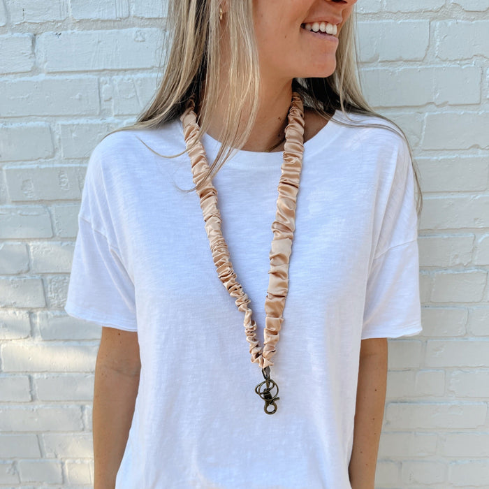 Tan Lanyard Ivy + Cloth