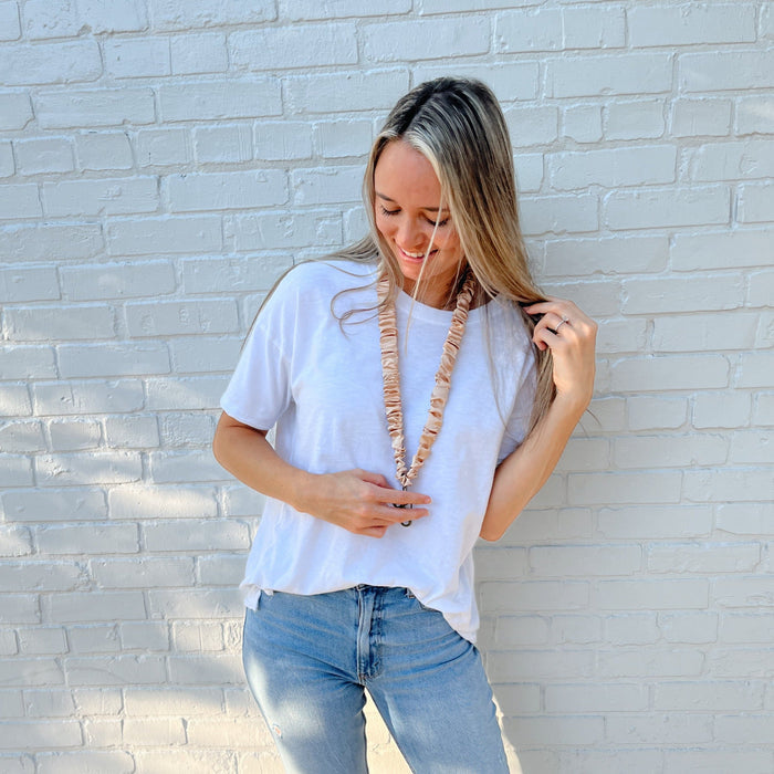 Tan Lanyard Ivy + Cloth