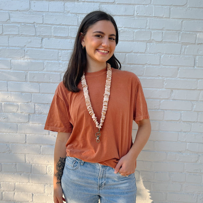 Tan Lanyard Ivy + Cloth