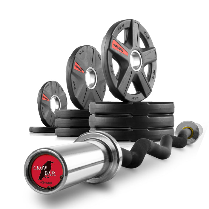 Texas Star Olympic Weight Plates and Curl Barbell Sets XMARK
