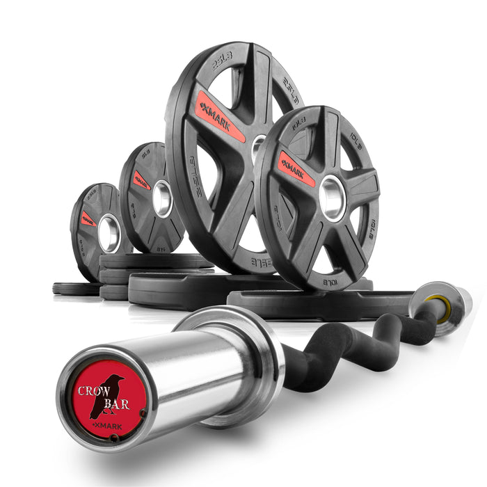 Texas Star Olympic Weight Plates and Curl Barbell Sets XMARK
