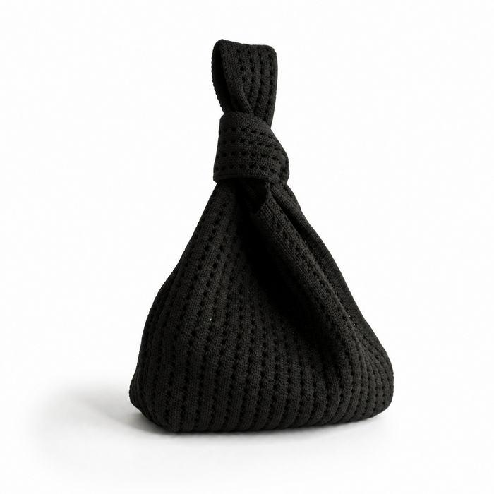 The Black Crochet Handbag A Bag Concept