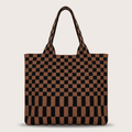 Classic Checkered Skinny Tote A Bag Concept