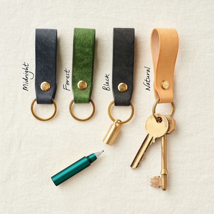Matte Ivy (with Brass lid) / Midnight Leather