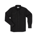 The Gloucester dark plaid long sleeve shirt with button front and two chest pockets