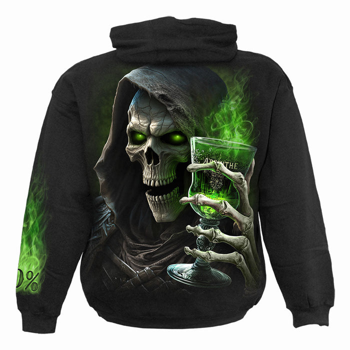 THE GREEN FAIRY - Hoody Black Spiral USA