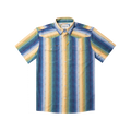 product photo of the gris gris striped shirt pearl snap front