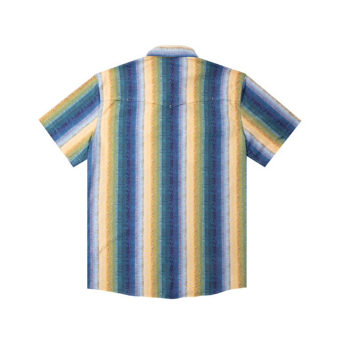 back of the gris gris striped shirt back