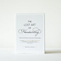 The Lost Art of Handwriting by Brenna Jordan - book cover.