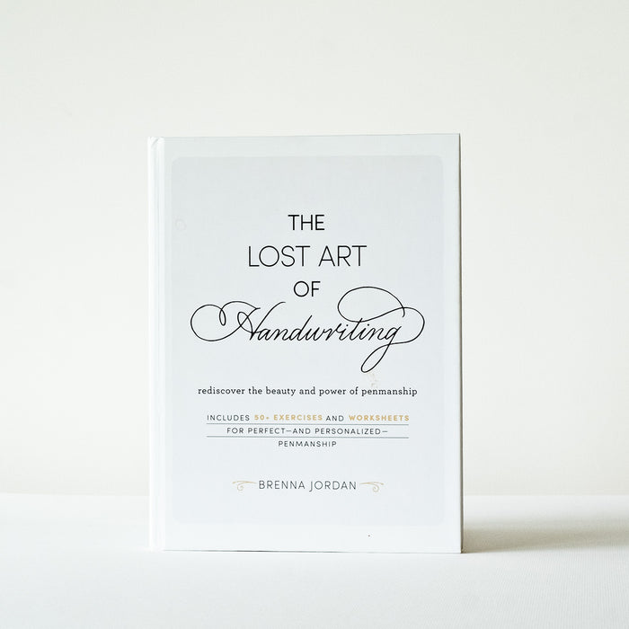 The Lost Art of Handwriting by Brenna Jordan - book cover.