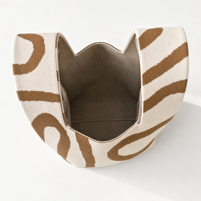 Meander Beige Handbag A Bag Concept