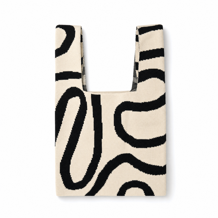 The Meander Black Handbag A Bag Concept