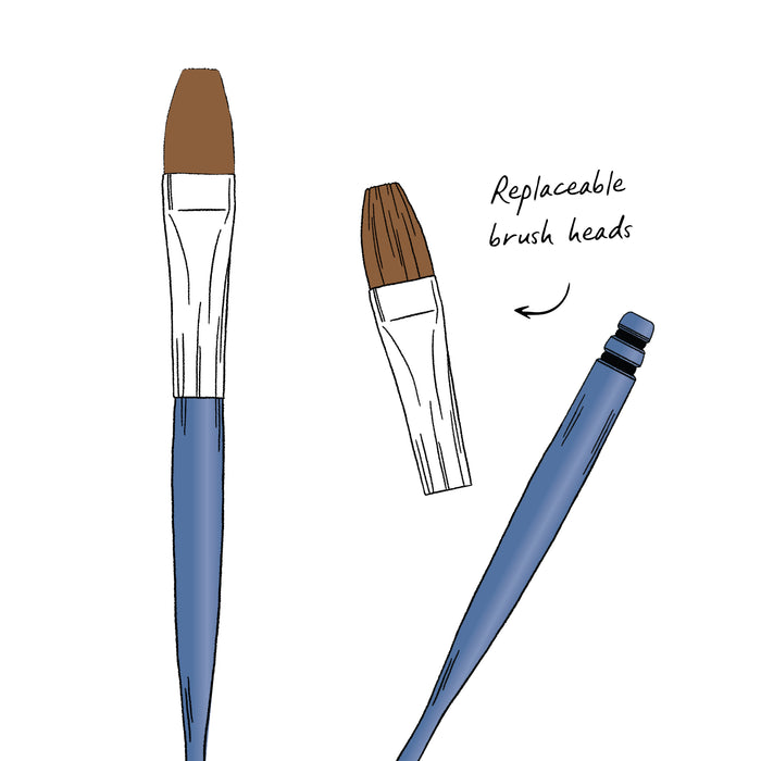 The Watercolour Wash Paintbrush Set