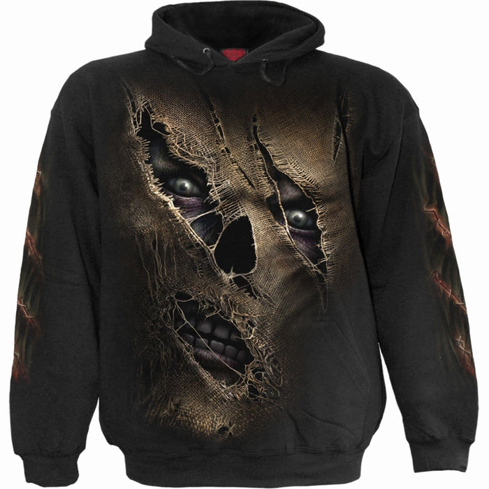 THREAD SCARE - Hoody Black Spiral USA
