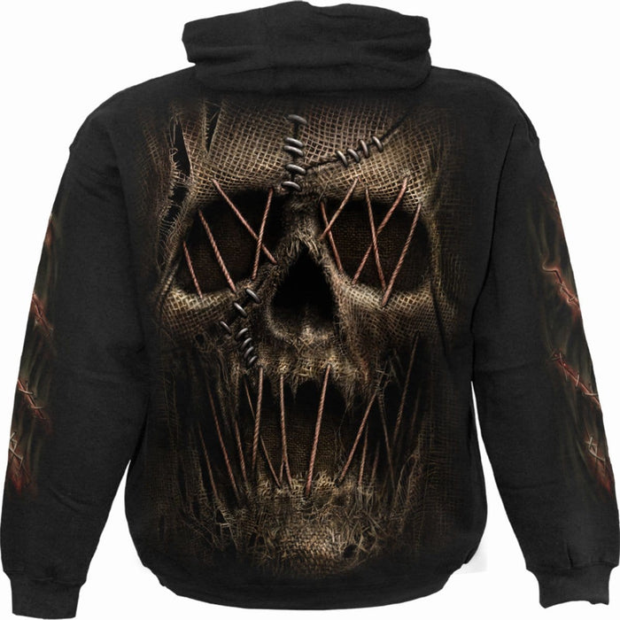 THREAD SCARE - Hoody Black Spiral USA
