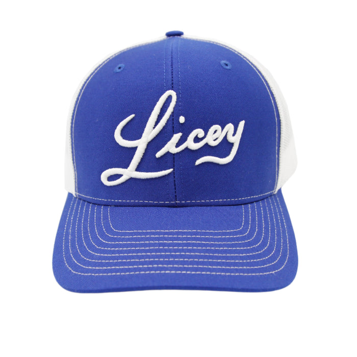 Tigres del Licey Trucker Mesh Royal Blue / White Hat Peligro Sports