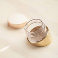 Tilt Solid Brass Ink Pot Holder with rose gold lidded ink pot