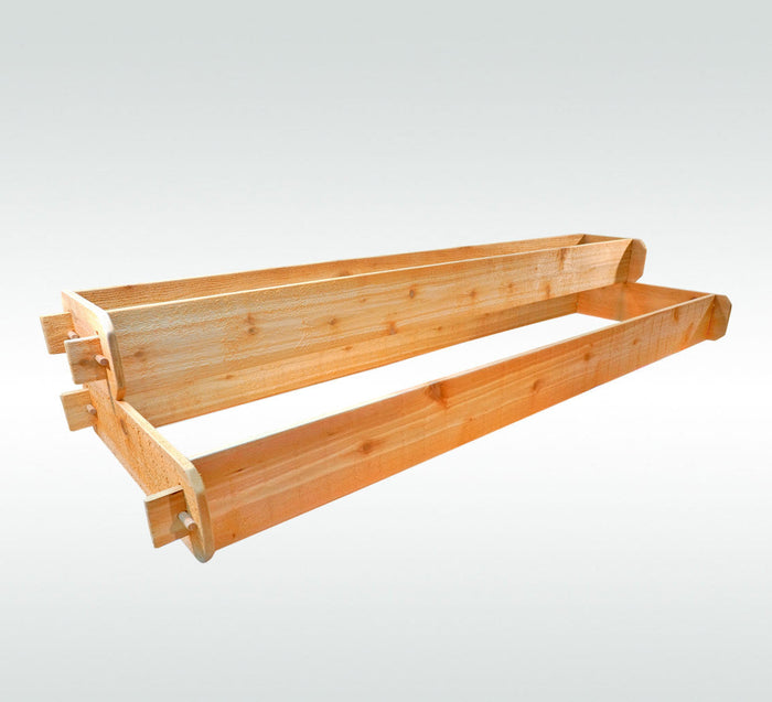 Timberlane Gardens Raised Garden Bed Kit 2 Tiered (1x6 2x6) Select Cedar Timberlane Gardens