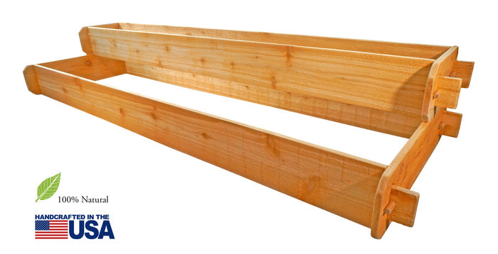 Timberlane Gardens Raised Garden Bed Kit 2 Tiered (1x6 2x6) Select Cedar Timberlane Gardens
