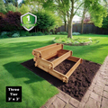 Timberlane Gardens Raised Garden Bed Kit 3 Tiered (1x3 2x3 3x3) Select Cedar Elevated Planter Timberlane Gardens