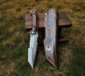 TOM BROWN TRACKER KNIFE – HANDMADE D2 STEEL OUTDOOR BLADE cskforged
