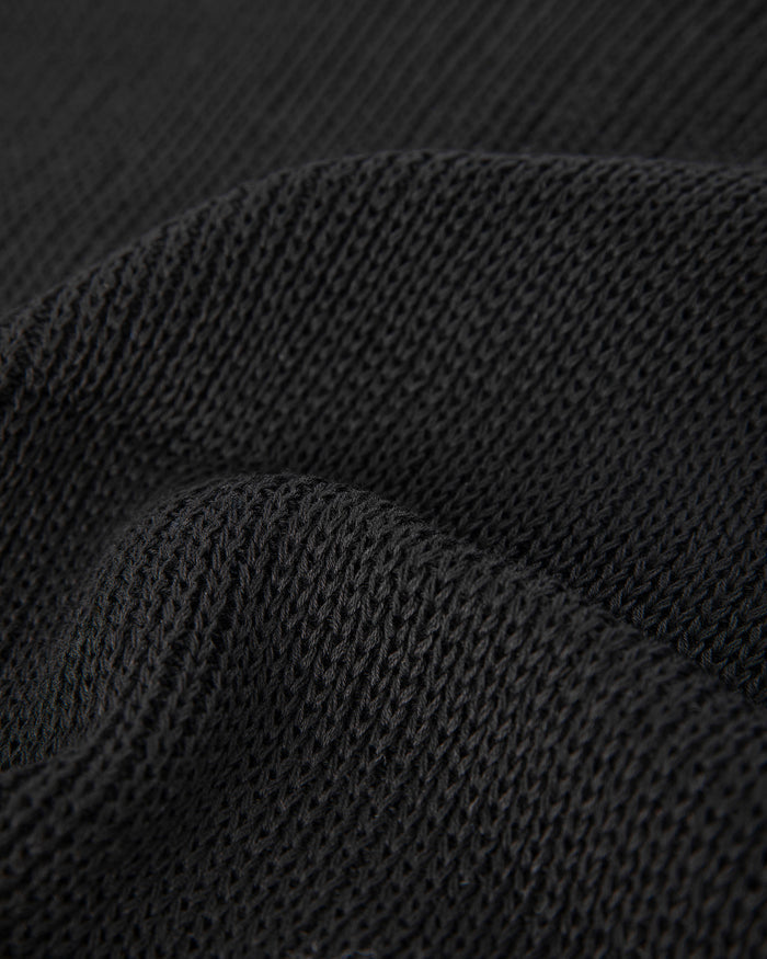 Top in cotone organico nero vegano sostenibile