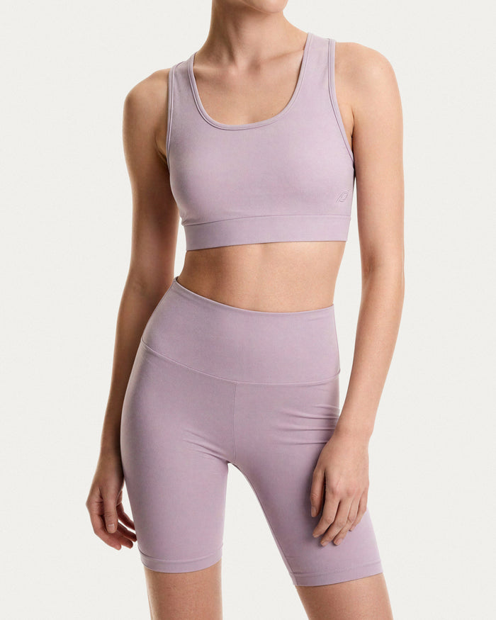 Top Sportivo con scollo ampio donna rosa