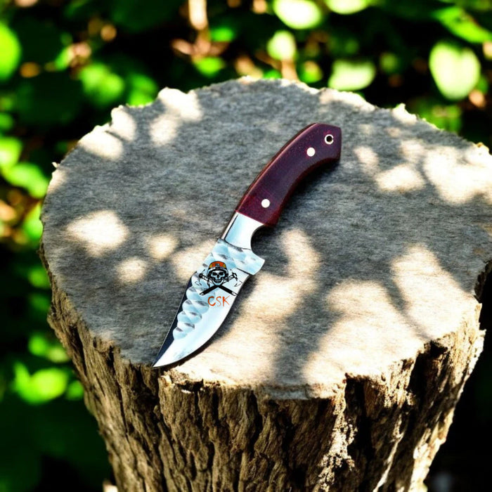 TrailPro Handmade Hunting Knife With Micarta Handle cskforged