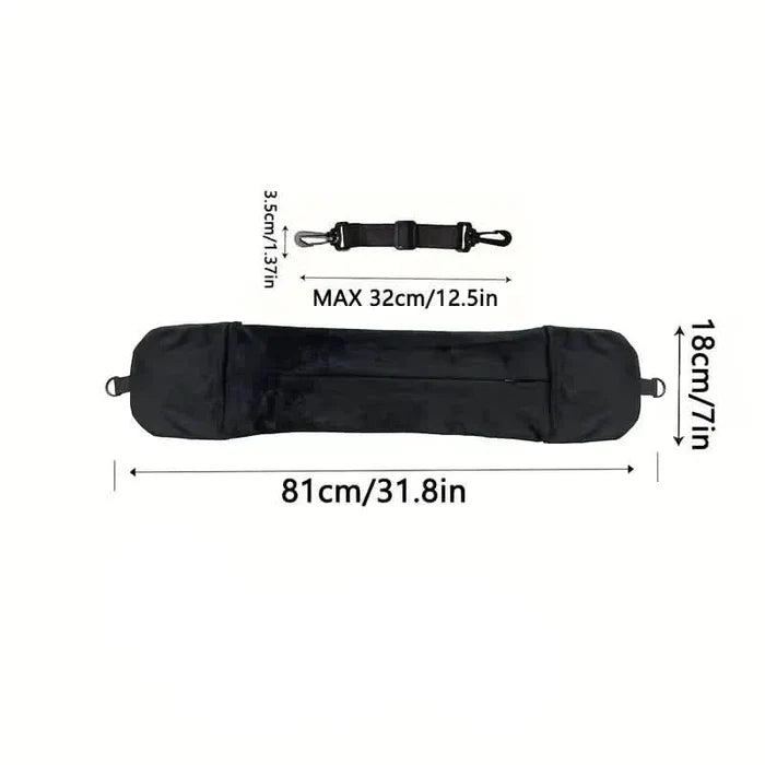 Travel Pillow & Organizer – Large, Polyester, Zipper, Machine Washable DailySale