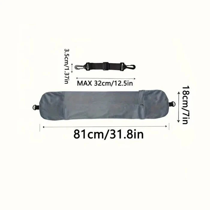 Travel Pillow & Organizer – Large, Polyester, Zipper, Machine Washable DailySale